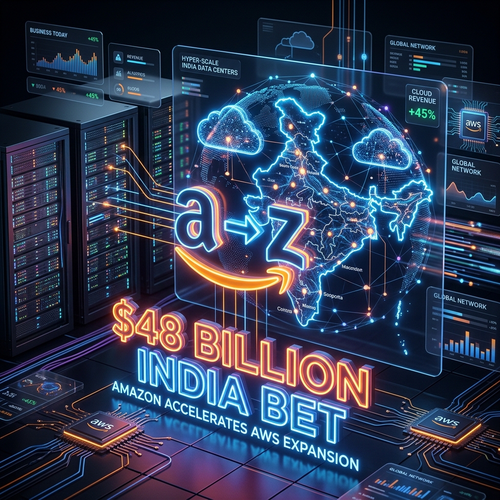 भारत पर Amazon का $48 बिलियन का महा-दांव: जानिए भारतीय अर्थव्यवस्था और AI बूम के लिए इसका क्या मतलब है