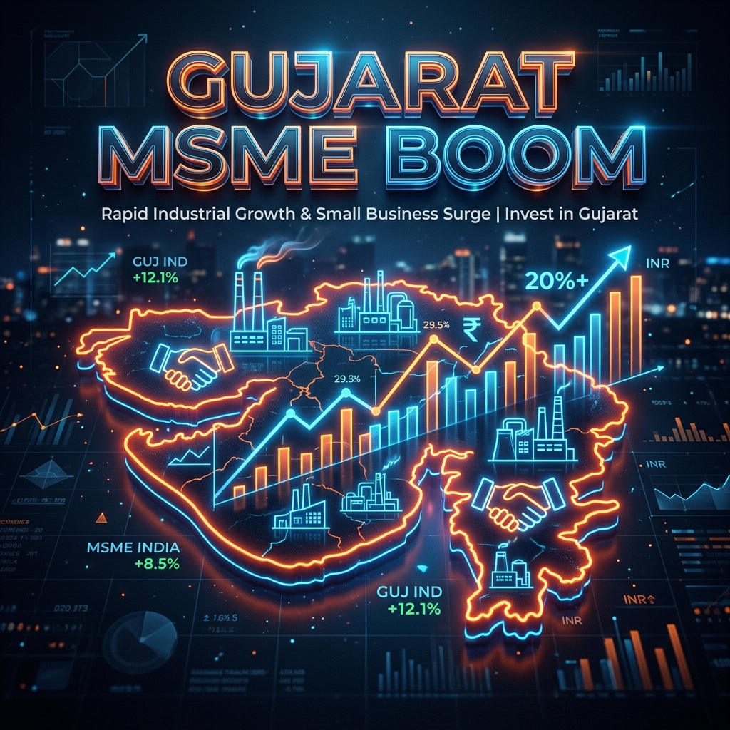 गुजरात में MSME बूम: करोड़ों रुपये के 31 बड़े समझौते (LoIs) साइन, हज़ारों नौकरियों की उम्मीद