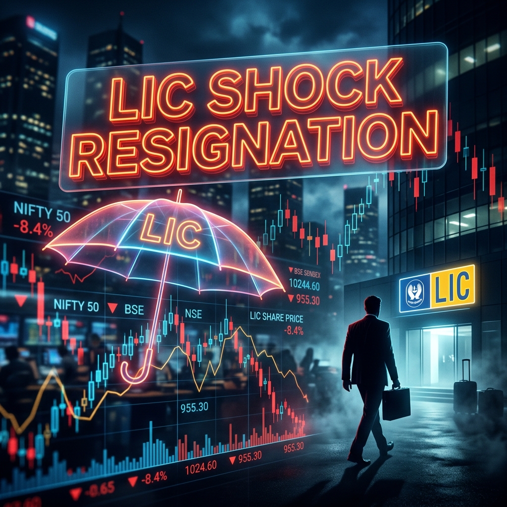 LIC में बड़ा फेरबदल: CFO सुनील अग्रवाल का अचानक इस्तीफा, निवेशकों में छाई अनिश्चितता