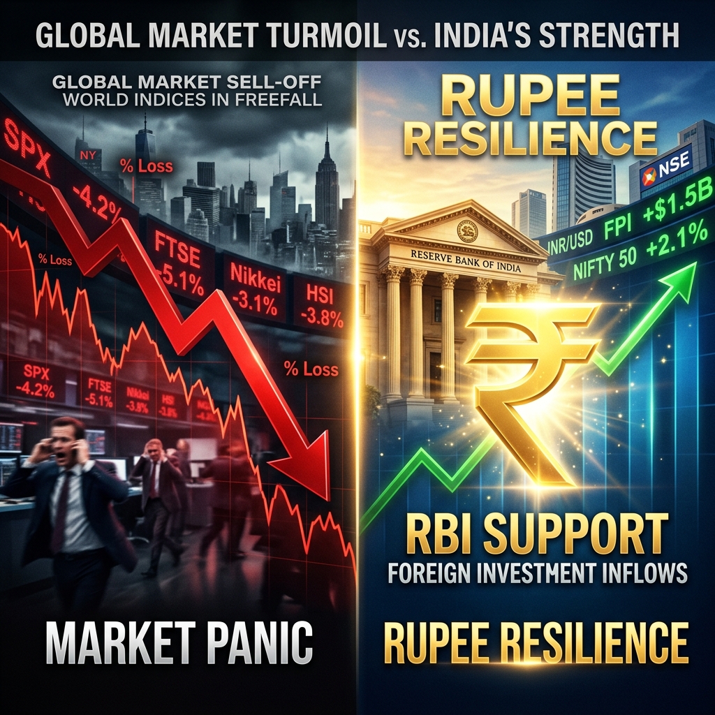 Top 3 Financial Updates: Global Tech Sell-Off, $1B Foreign Investment, and RBI’s Rupee Strategy