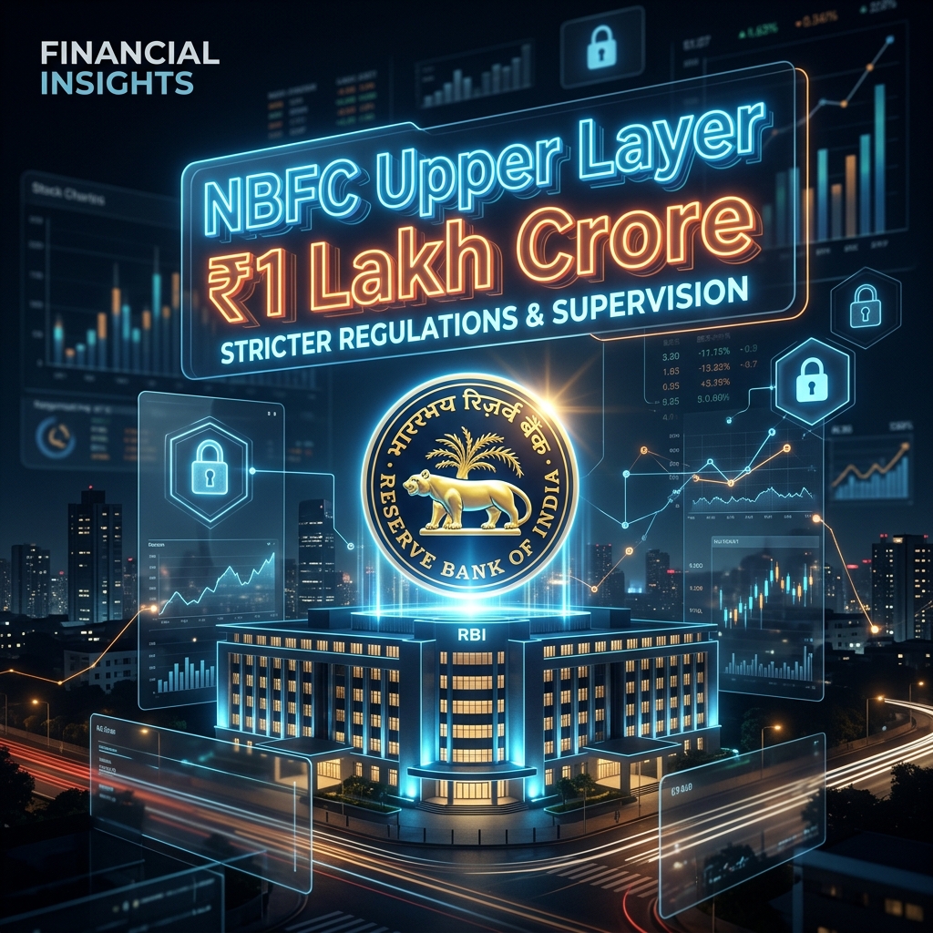 RBI की महा-सख्ती: बड़ी NBFCs पर अब बैंकों जैसे नियम लागू, जानें ₹1 लाख करोड़ के इस नए थ्रेशोल्ड का पूरा सच