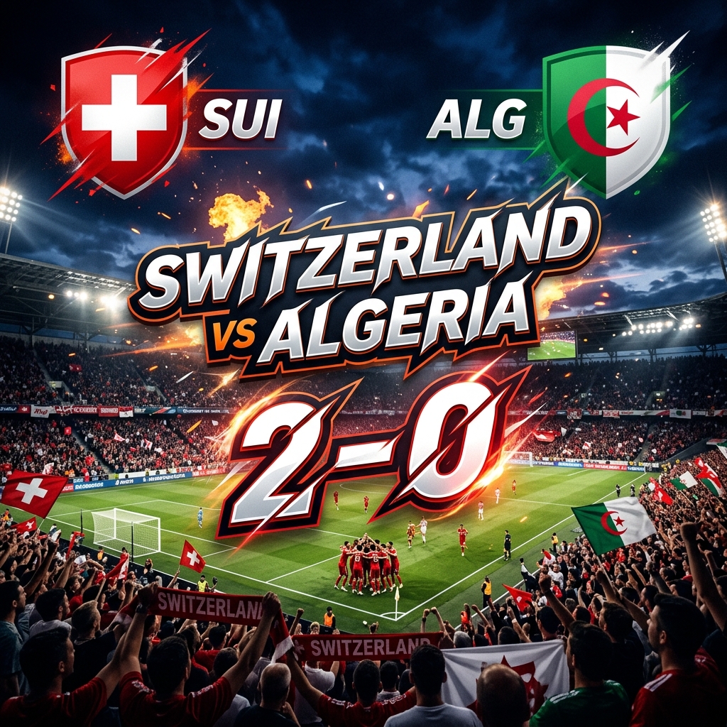 Switzerland vs Algeria: कैसे स्विट्जरलैंड ने 2-0 से अल्जीरिया को हराकर किया बड़ा उलटफेर?